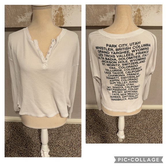 Sundry long sleeeve waffle tee size 3 (large) - Picture 1 of 5